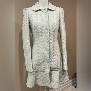 ❤️Women’s Fitted 50th Style Trench Coat, Made in Italy, Size 6 US/42EU